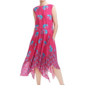 NWT MAJE Russia print sleeveless dress